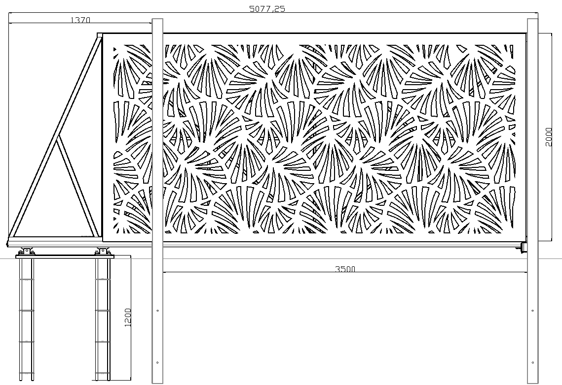 вотрота откатные 2000х3500 Pattern